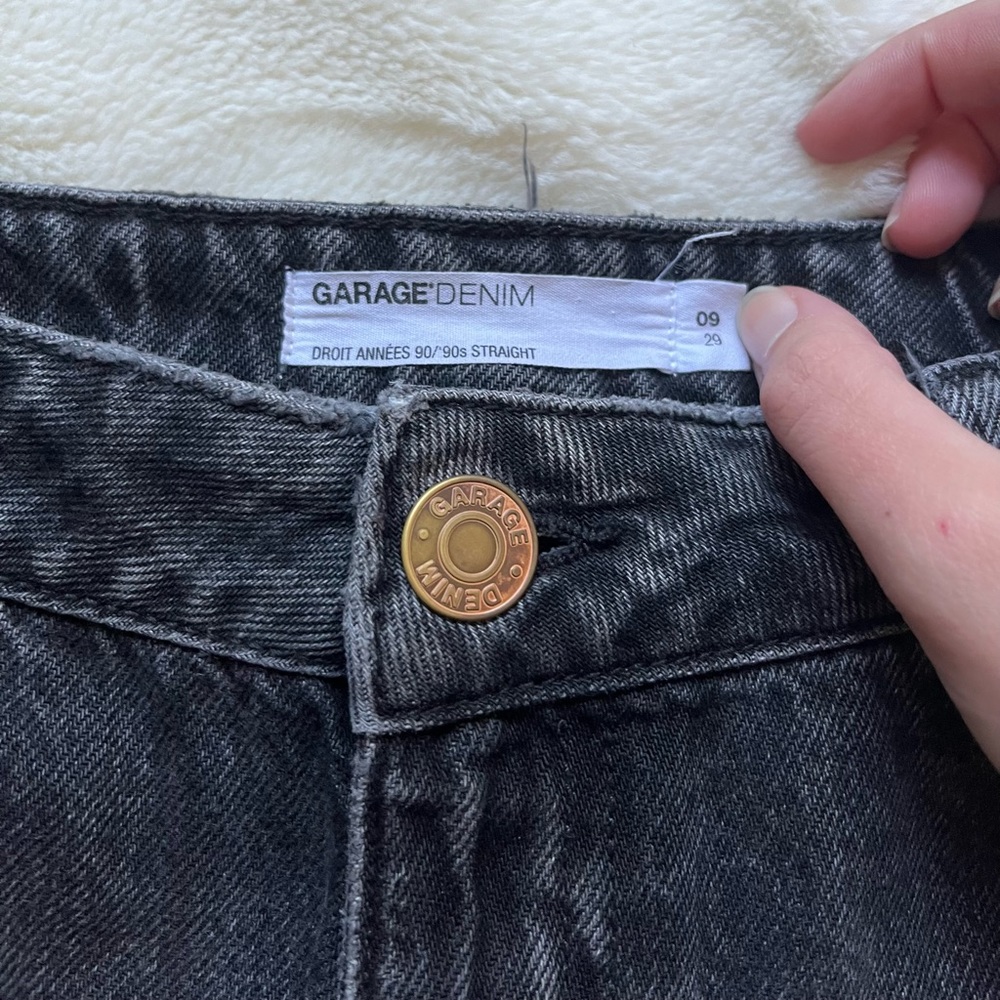 Garage 90s straight leg black jeans - Picture 5 of 9
